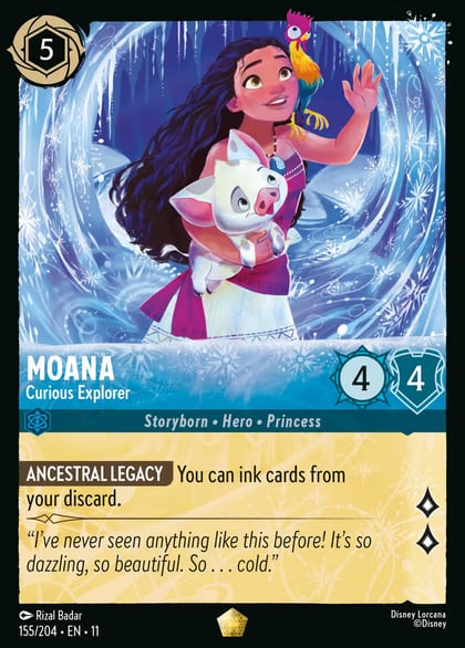 Moana - Curious Explorer, Winterspell 155/204