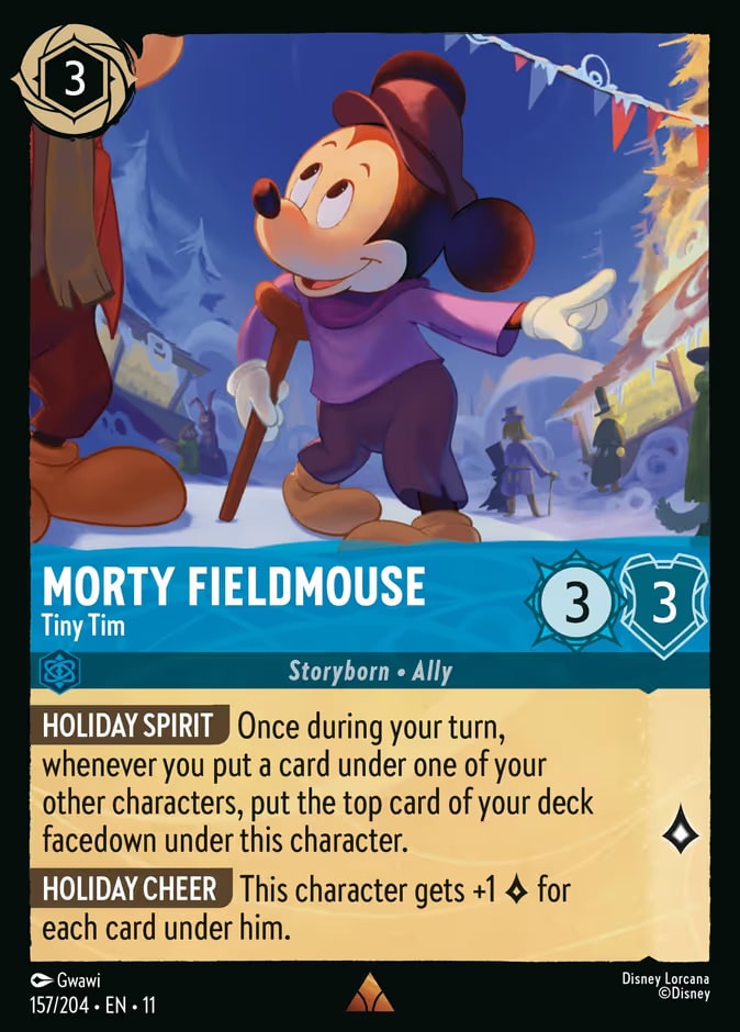 Morty Fieldmouse - Tiny Tim, Winterspell 157/204