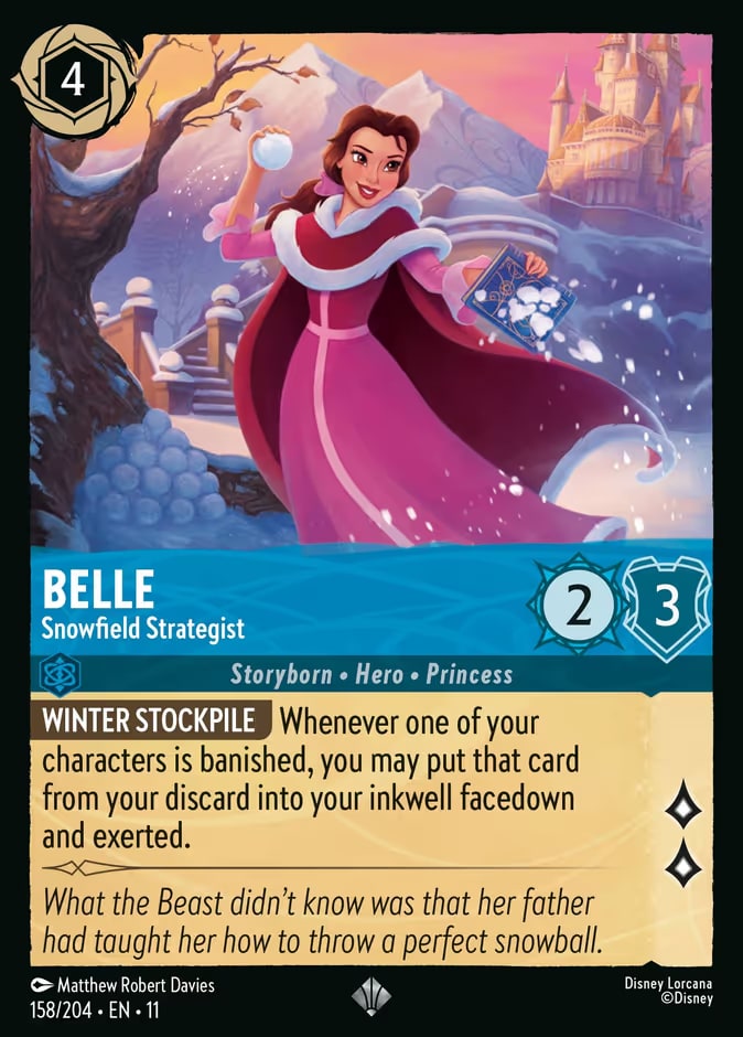 Belle - Snowfield Strategist, Winterspell 158/204