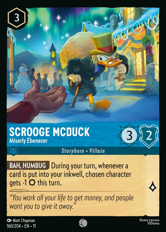 Scrooge McDuck - Miserly Ebenezer, Winterspell 160/204