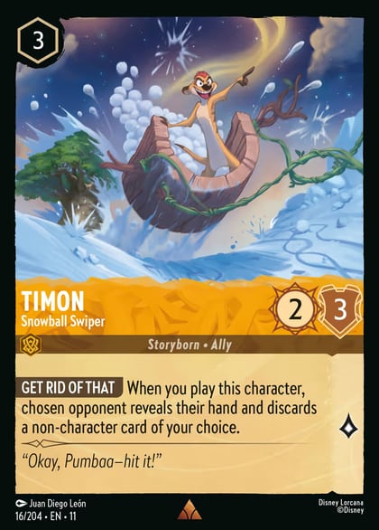 Timon - Snowball Swiper, Winterspell 16/204