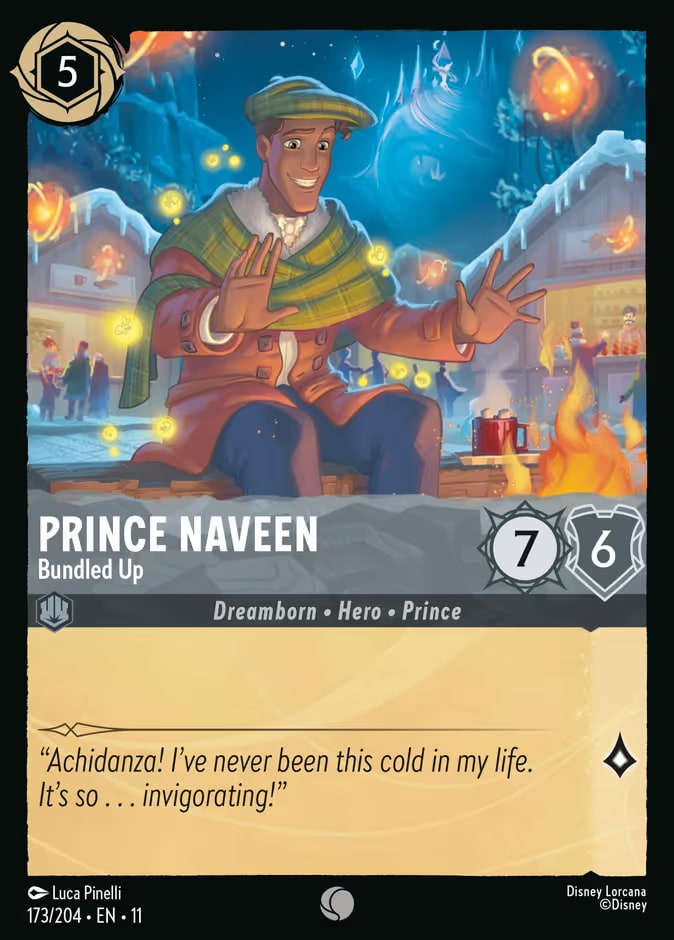 Prince Naveen - Bundled Up, Winterspell 173/204