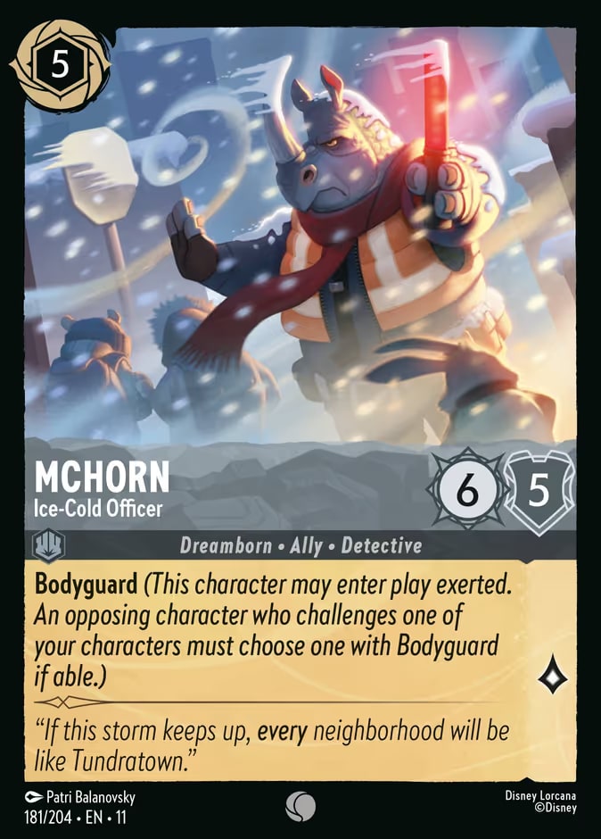 McHorn - Ice-Cold Officer, Winterspell 181/204