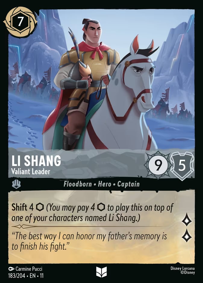 Li Shang - Valiant Leader, Winterspell 183/204