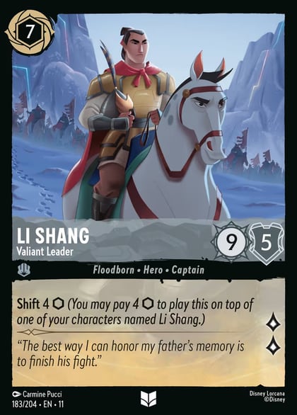 Li Shang - Valiant Leader, Winterspell 183/204