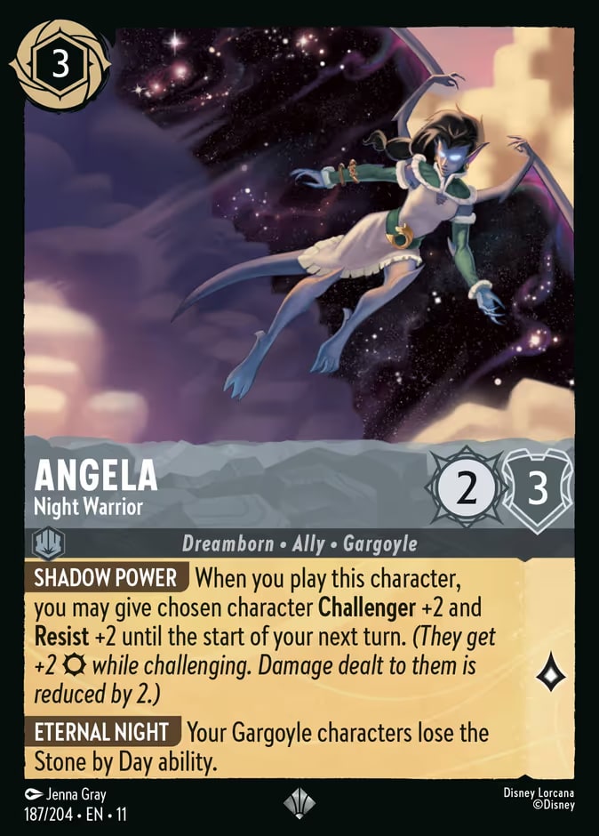 Angela - Night Warrior, Winterspell 187/204
