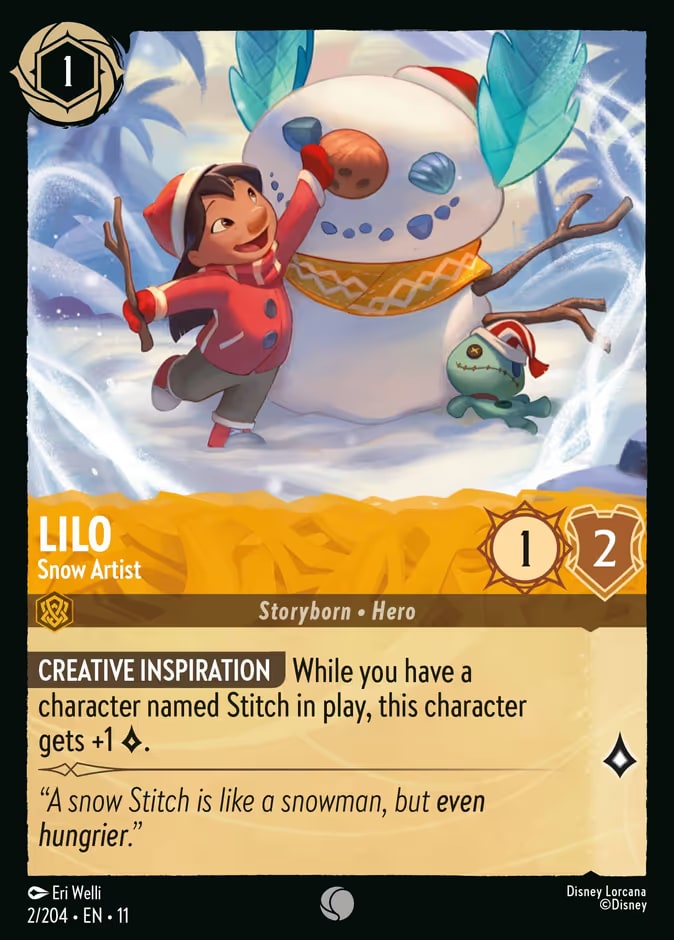 Lilo - Snow Artist, Winterspell 2/204