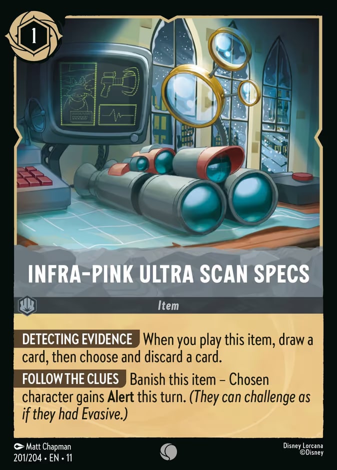 Infra-Pink Ultra Scan Specs, Winterspell 201/204
