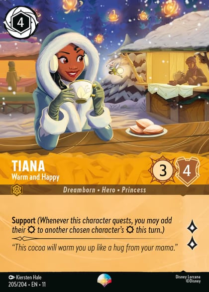 Tiana - Warm and Happy (Epic), Winterspell 205/204
