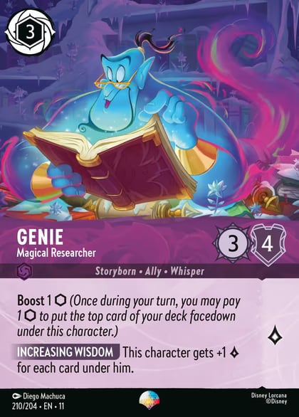 Genie - Magical Researcher (Epic), Winterspell 210/204