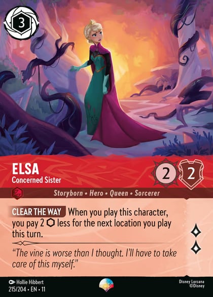 Elsa - Concerned Sister (Epic), Winterspell 215/204