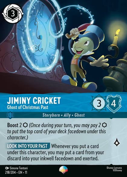 Jiminy Cricket - Ghost of Christmas Past (Epic), Winterspell 218/204