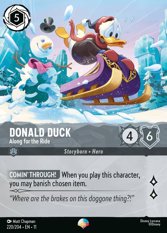 Donald Duck - Along for the Ride (Epic), Winterspell 220/204