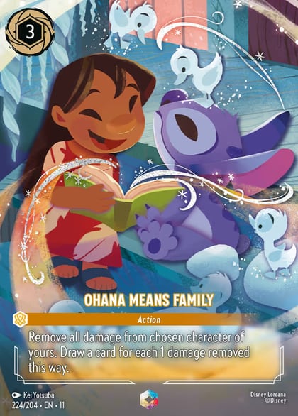 Ohana Means Family (Enchanted), Winterspell 224/204
