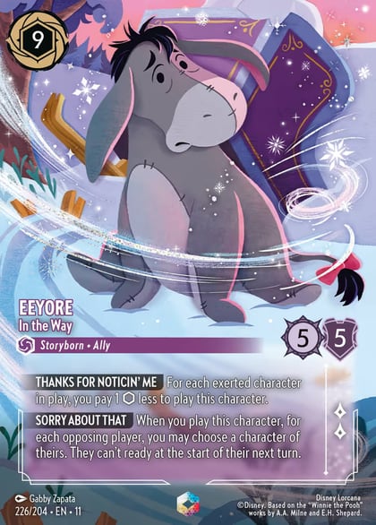 Eeyore - In the Way (Enchanted), Winterspell 226/204