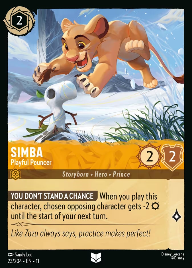 Simba - Playful Pouncer, Winterspell 23/204