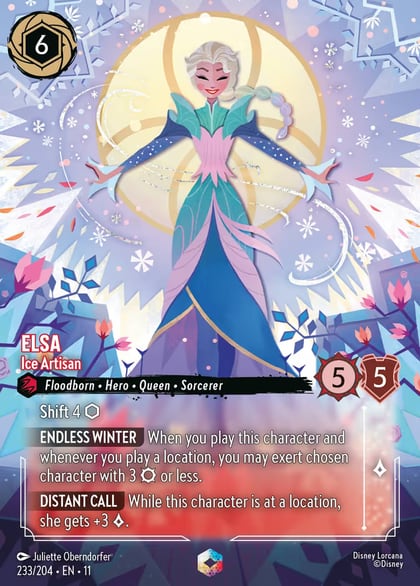 Elsa - Ice Artisan (Enchanted), Winterspell 233/204