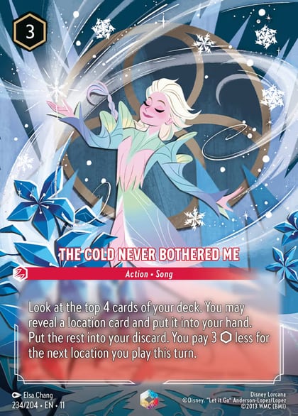 The Cold Never Bothered Me (Enchanted), Winterspell 234/204