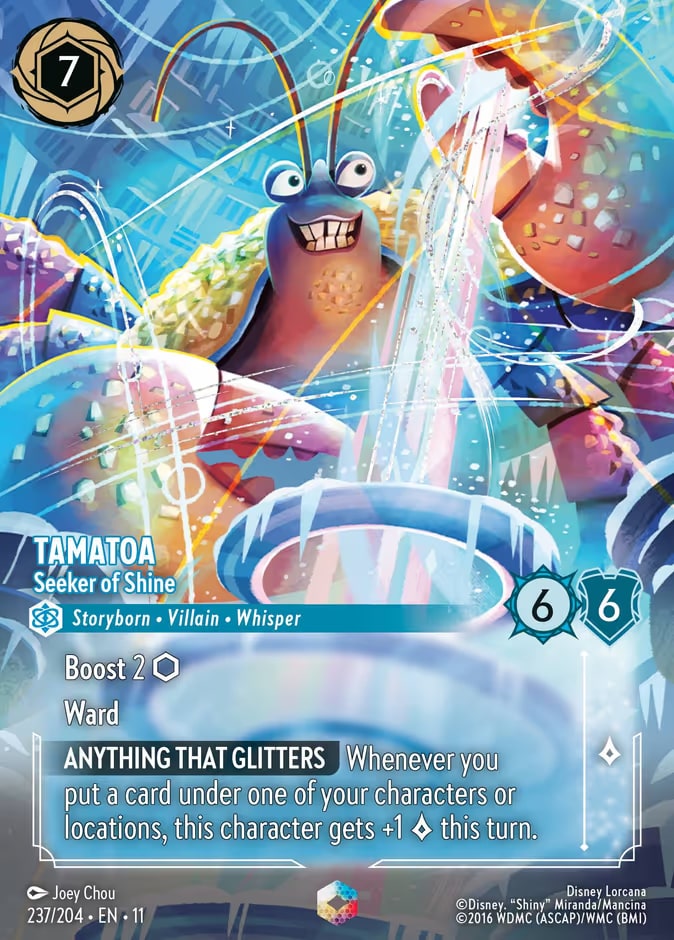 Tamatoa - Seeker of Shine (Enchanted), Winterspell 237/204