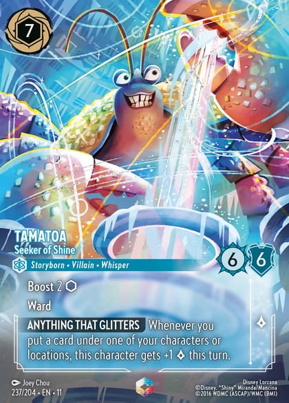 Tamatoa - Seeker of Shine (Enchanted), Winterspell 237/204