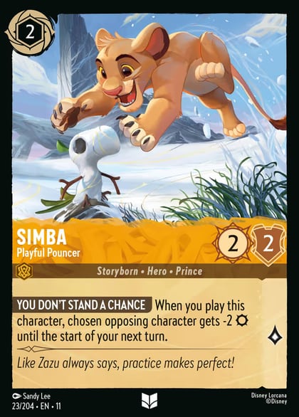 Simba - Playful Pouncer, Winterspell 23/204