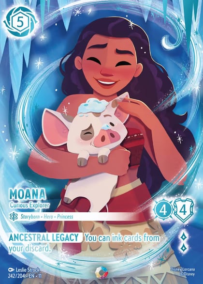 Moana - Curious Explorer (Iconic), Winterspell 242/204