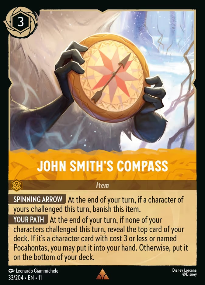 John Smith's Compass, Winterspell 33/204