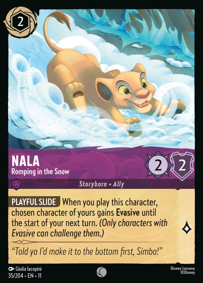 Nala - Romping in the Snow, Winterspell 35/204