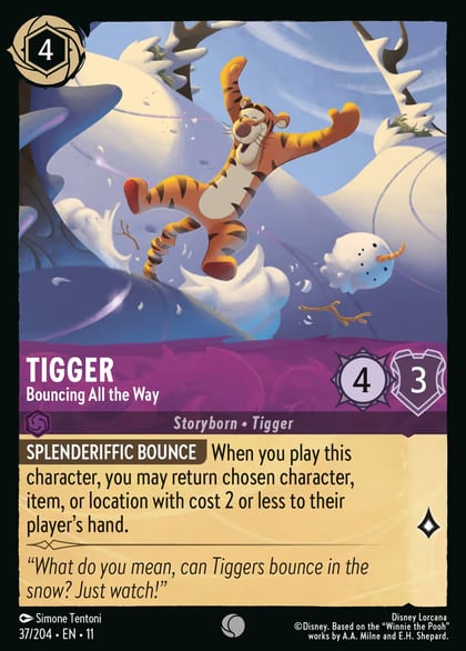 Tigger - Bouncing All the Way, Winterspell 37/204