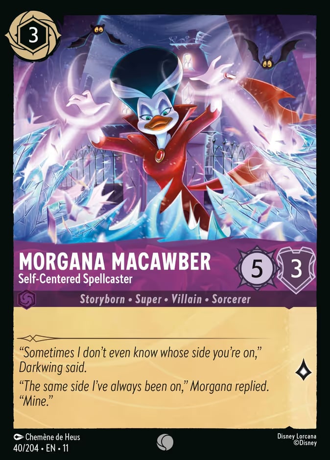 Morgana Macawber - Self-Centered Spellcaster, Winterspell 40/204