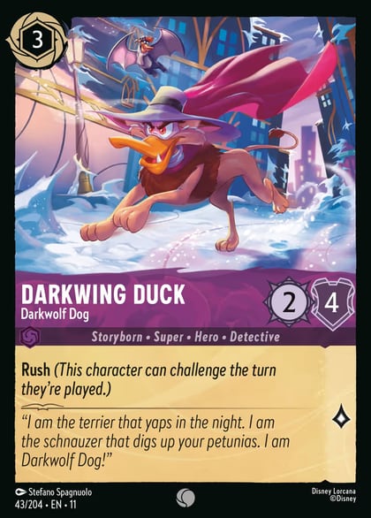 Darkwing Duck - Darkwolf Dog, Winterspell 43/204