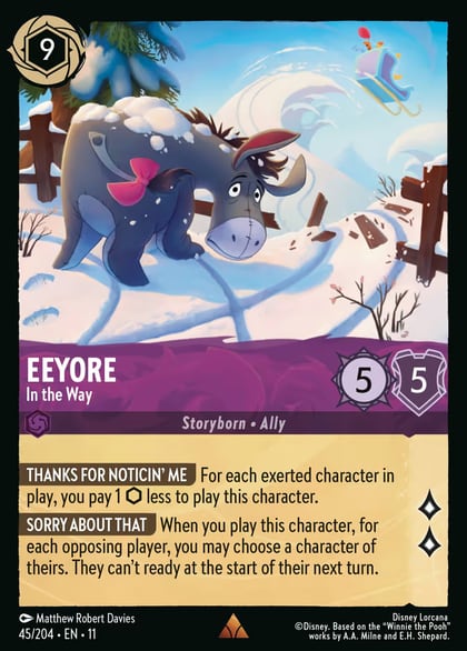 Eeyore - In the Way, Winterspell 45/204