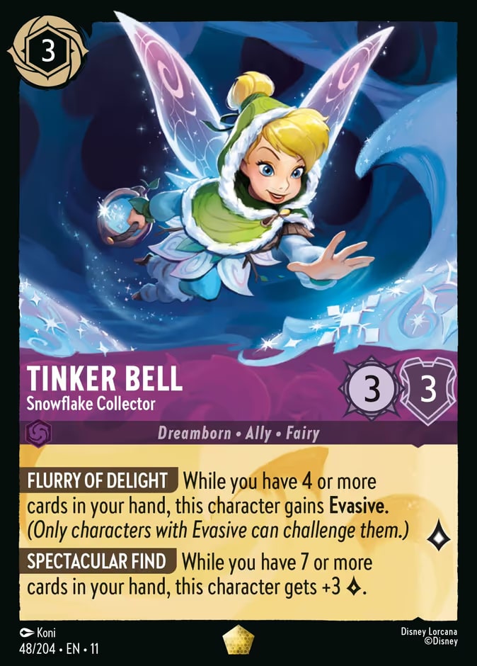 Tinker Bell - Snowflake Collector, Winterspell 48/204