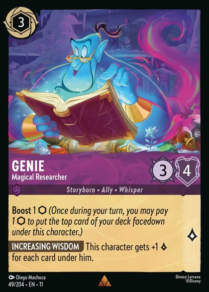Genie - Magical Researcher, Winterspell 49/204