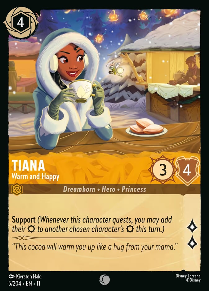 Tiana - Warm and Happy, Winterspell 5/204