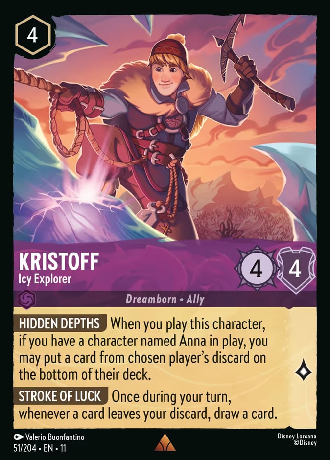 Kristoff - Icy Explorer, Winterspell 51/204