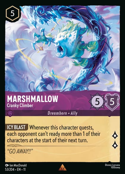 Marshmallow - Cranky Climber, Winterspell 53/204