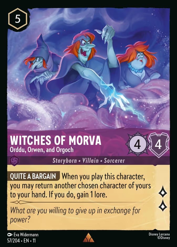 Witches of Morva - Orddu, Orwen, and Orgoch, Winterspell 57/204
