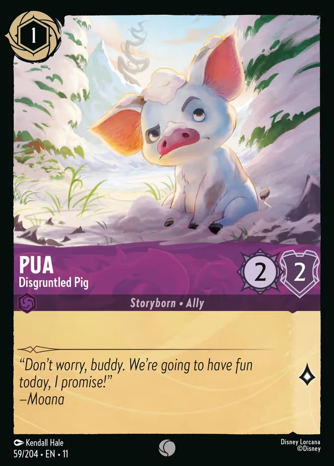 Pua - Disgruntled Pig, Winterspell 59/204