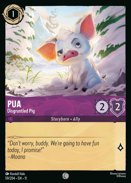 Pua - Disgruntled Pig, Winterspell 59/204