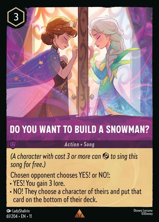 Do You Want To Build A Snowman?, Winterspell 61/204