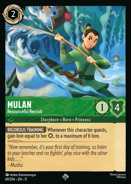 Mulan - Resourceful Recruit, Winterspell 69/204