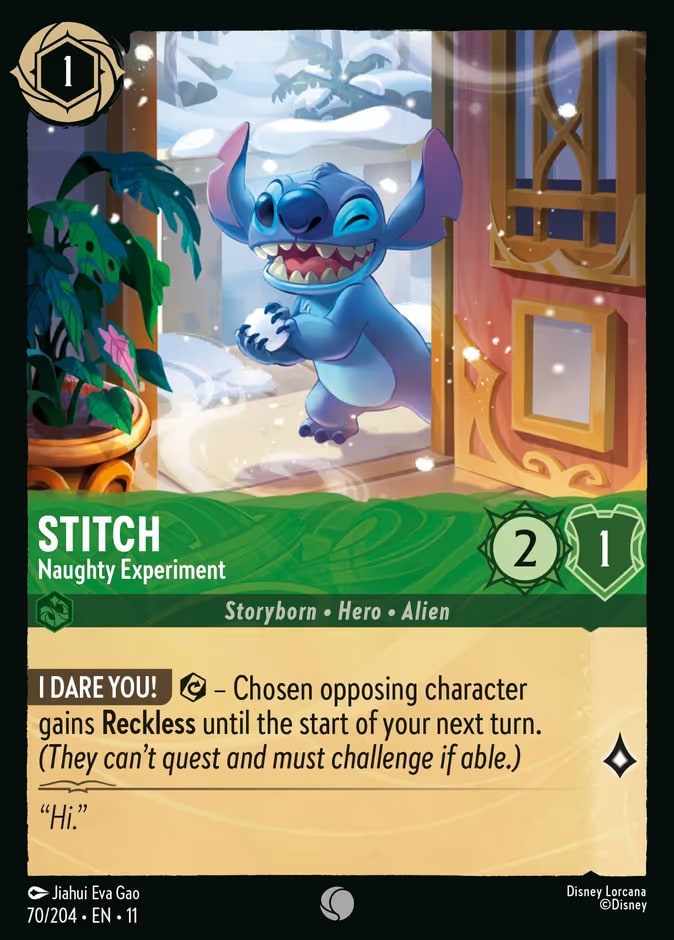 Stitch - Naughty Experiment, Winterspell 70/204