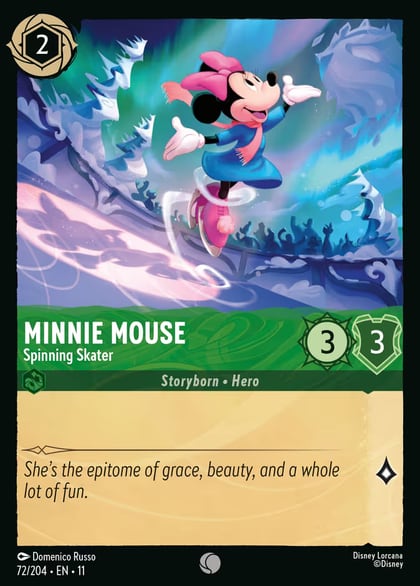 Minnie Mouse - Spinning Skater, Winterspell 72/204