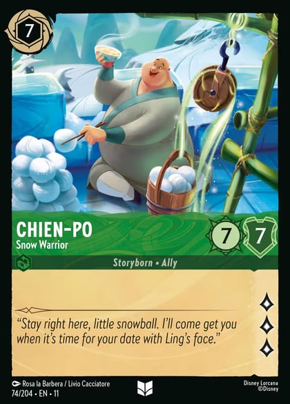 Chien-Po - Snow Warrior, Winterspell 74/204