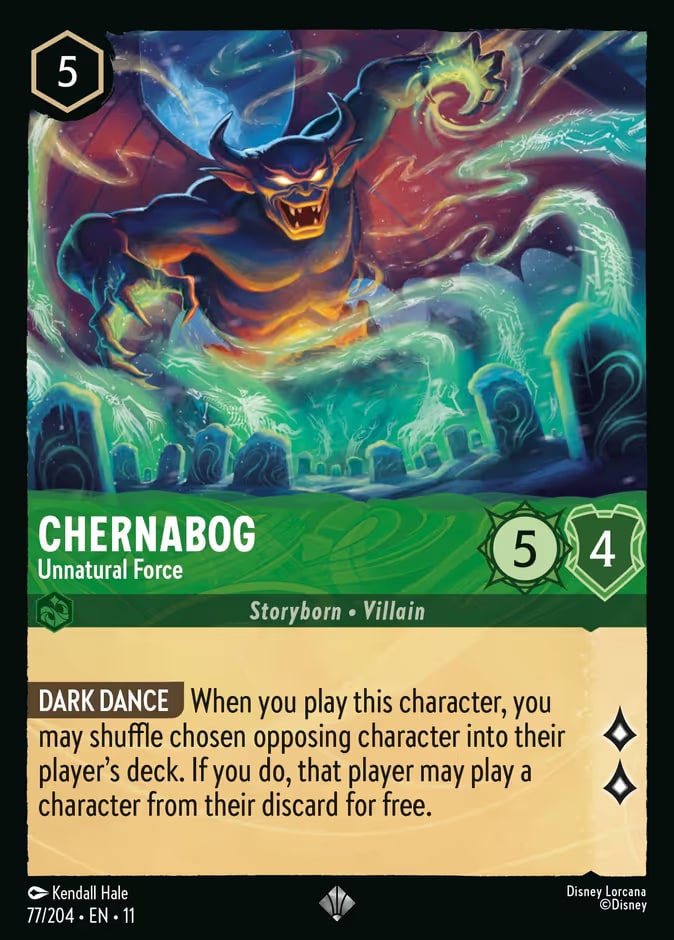 Chernabog - Unnatural Force, Winterspell 77/204