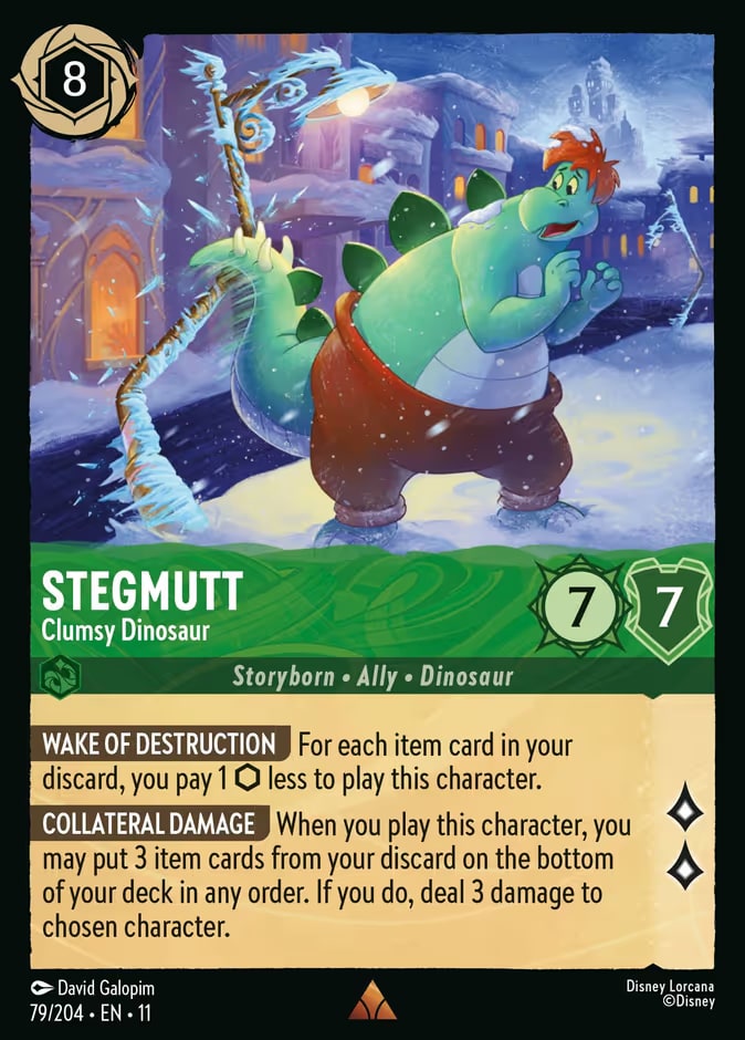 Stegmutt - Clumsy Dinosaur, Winterspell 79/204