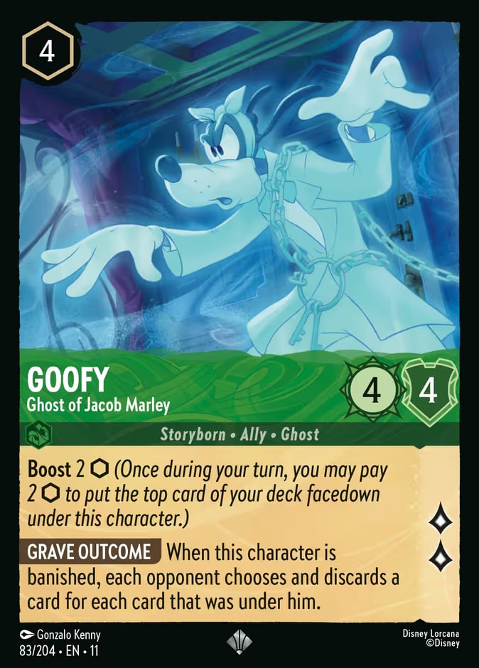Goofy - Ghost of Jacob Marley, Winterspell 83/204