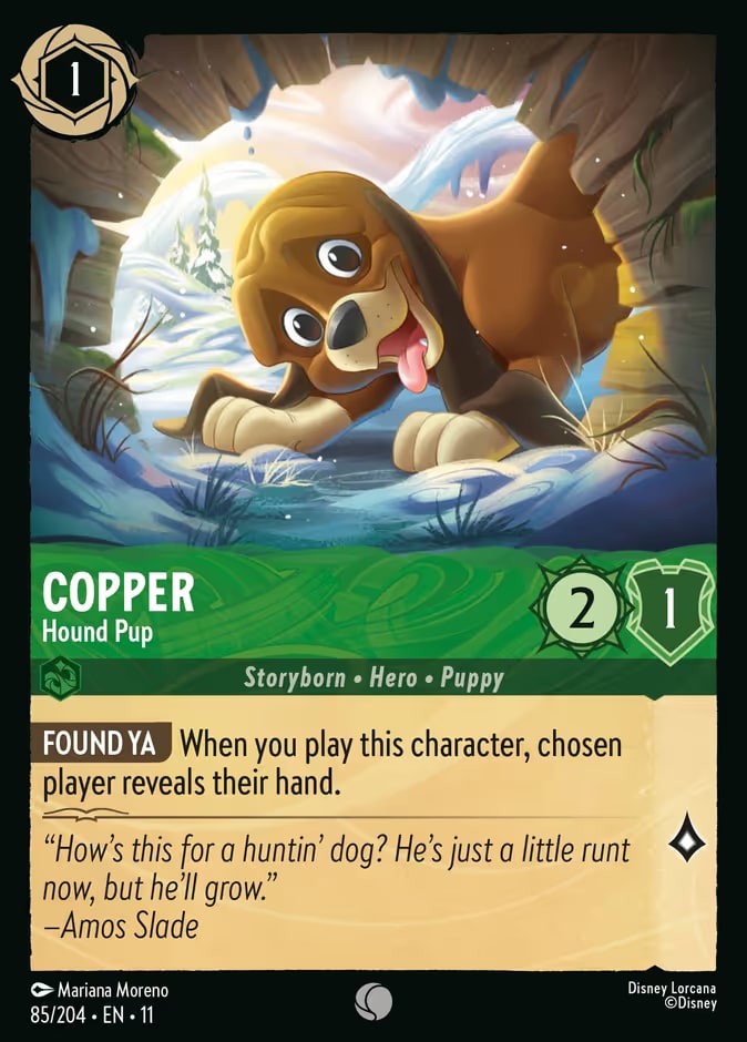 Copper - Hound Pup, Winterspell 85/204