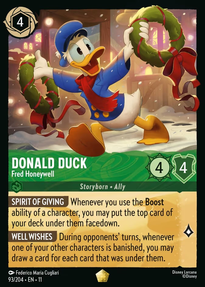 Donald Duck - Fred Honeywell, Winterspell 93/204